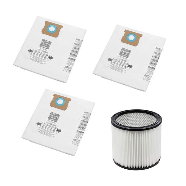 vacuum collection filter bags + replacement for shop-vac 9066200 10-14 gallon 90662 & 90350 90304 90333 cleaners
vacuum collection filter bags + replacement for shop-vac 9066200 10-14 gallon 90662 & 90350 90304 90333 cleaners