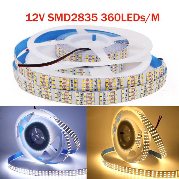5m high brightness flexible led strip 12v 2835 smd 360 led/m ribbon tape home bar kitchen lights decoration strips 3 rows
5m high brightness flexible led strip 12v 2835 smd 360 led/m ribbon tape home bar kitchen lights decoration strips 3 rows