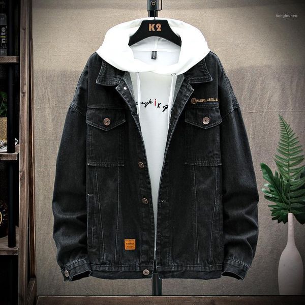 men's jackets airgracias 2021 autumn men blue and black jean loose casual outerwear denim coats multi-pocket street cool style top, Black;brown
men's jackets airgracias 2021 autumn men blue and black jean loose casual outerwear denim coats multi-pocket street cool style top, Black;brown