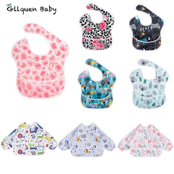 bibs & burp cloths baby bib waterproof apron long sleeve boy girl washable infants eating tools coverall feeding kids
bibs & burp cloths baby bib waterproof apron long sleeve boy girl washable infants eating tools coverall feeding kids