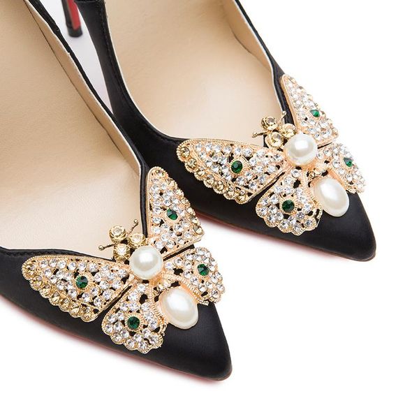 dress shoes elegant high heels women's stiletto satin crystal ladies single bow knot pointed toe all-match large size, Black
dress shoes elegant high heels women's stiletto satin crystal ladies single bow knot pointed toe all-match large size, Black