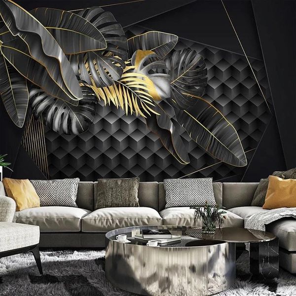 wallpapers custom mural modern simple golden tropical plant leaves 3d stereo geometric painting living room tv sofa self adhesive wallpaper
wallpapers custom mural modern simple golden tropical plant leaves 3d stereo geometric painting living room tv sofa self adhesive wallpaper