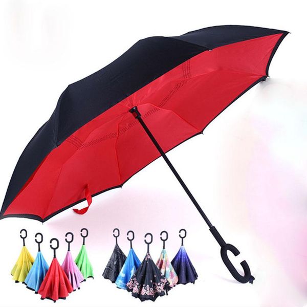 umbrellas man and woman reverse umbrella long handle double layer inverted windproof car rain c women paraguas
umbrellas man and woman reverse umbrella long handle double layer inverted windproof car rain c women paraguas