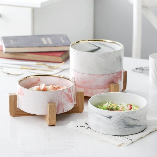bowls nordic marble ceramic bowl with bamboo rack holder stackable large salad fruit dessert cat pets dinnerware 850ml
bowls nordic marble ceramic bowl with bamboo rack holder stackable large salad fruit dessert cat pets dinnerware 850ml