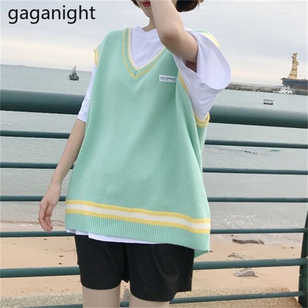 gaganight spring autumn women two piece set solid v-neck knitted vest short sleeve white tshirts preppy style two sets 210519
gaganight spring autumn women two piece set solid v-neck knitted vest short sleeve white tshirts preppy style two sets 210519