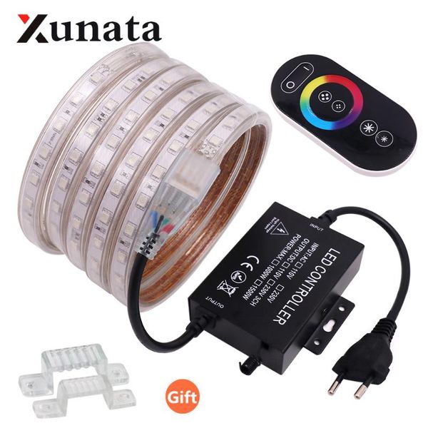 strips rgb led strip 60leds/m waterproof flexible light outdoor string lamp with touch or 24 key controller 220v eu
strips rgb led strip 60leds/m waterproof flexible light outdoor string lamp with touch or 24 key controller 220v eu