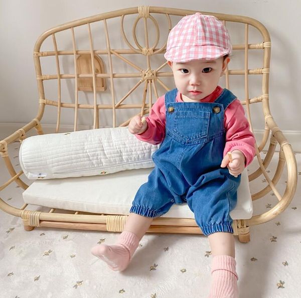 girls boys denim romper cotton spring fashion babys jumpsuit 6-24 month yx792 rompers, Blue
girls boys denim romper cotton spring fashion babys jumpsuit 6-24 month yx792 rompers, Blue