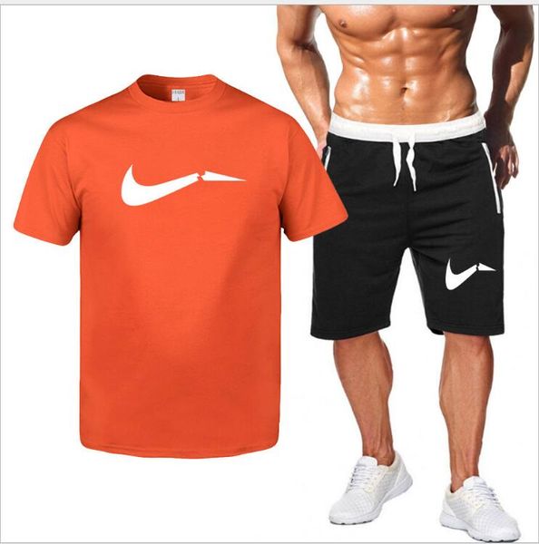 2021 summer fashion leisure brand men's tracksuit sportswear track suits male sweatsuit short sleeves t shirt 2 piece set, Gray
2021 summer fashion leisure brand men's tracksuit sportswear track suits male sweatsuit short sleeves t shirt 2 piece set, Gray