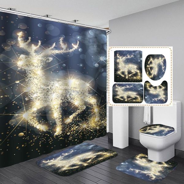 children's bathroom decorative waterproof dacron curtain set with cartoon christmas moose 3d digital print shower curtains
children's bathroom decorative waterproof dacron curtain set with cartoon christmas moose 3d digital print shower curtains