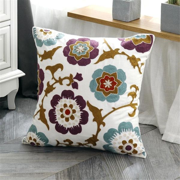 cushion/decorative pillow ethnic style sofa decorative cushion cover cotton canvas floral embroidered case 45*45 throw pillows decor home fa
cushion/decorative pillow ethnic style sofa decorative cushion cover cotton canvas floral embroidered case 45*45 throw pillows decor home fa
