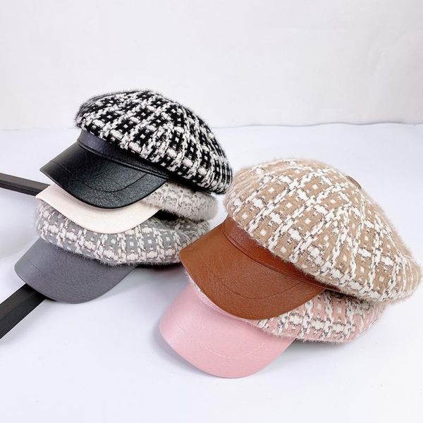 caps & hats 2021 mother kids hat baby fashion plaid children winter beret cap for girls pu leather accessories, Yellow
caps & hats 2021 mother kids hat baby fashion plaid children winter beret cap for girls pu leather accessories, Yellow