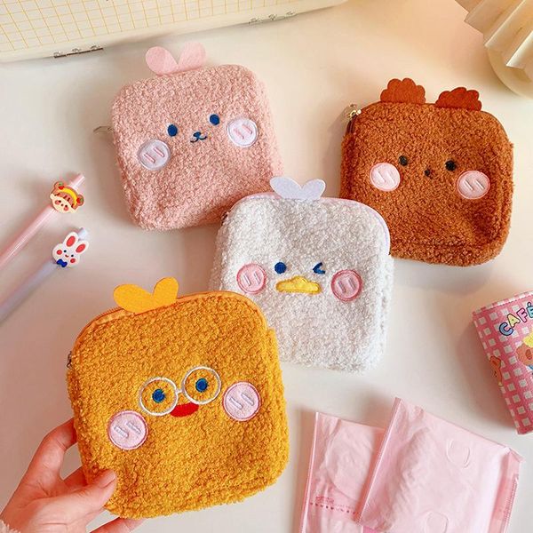 storage bags cute plush bag portable women sanitary napkin small items cosmetic organiser pad pouch zipper coin purse holder
storage bags cute plush bag portable women sanitary napkin small items cosmetic organiser pad pouch zipper coin purse holder