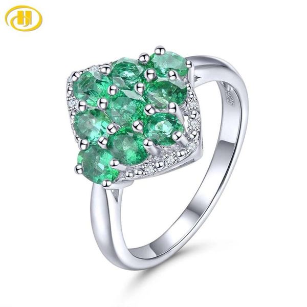 cluster rings hutang precious emerald women's wedding ring 1.55 s natural stone genuie gemstone s925 silver birthday gifts, Golden;silver 
cluster rings hutang precious emerald women's wedding ring 1.55 s natural stone genuie gemstone s925 silver birthday gifts, Golden;silver