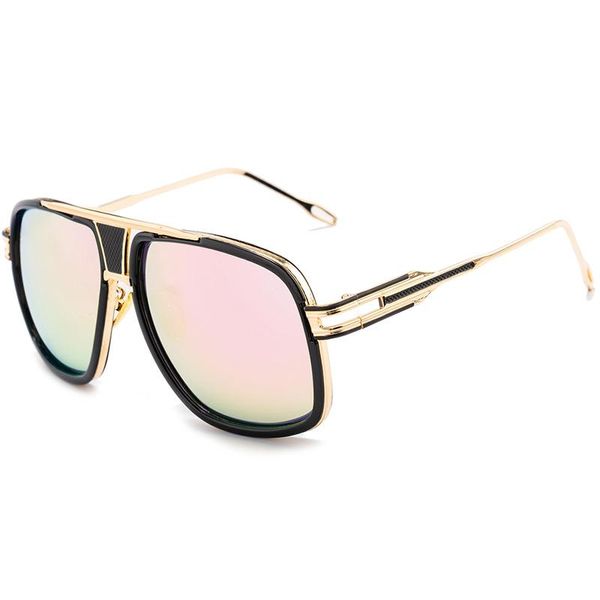 sunglasses trendy men's fashion retro metal ladies big frame couple toad mirror round face, White;black
sunglasses trendy men's fashion retro metal ladies big frame couple toad mirror round face, White;black