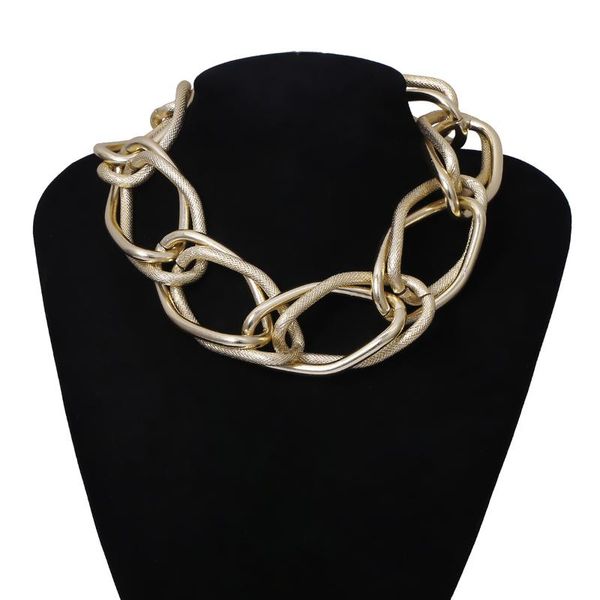 chains exaggerated punk necklace for women 2021 fashion jewelry hollow personality hip hop alloy thick chain gift, Silver
chains exaggerated punk necklace for women 2021 fashion jewelry hollow personality hip hop alloy thick chain gift, Silver