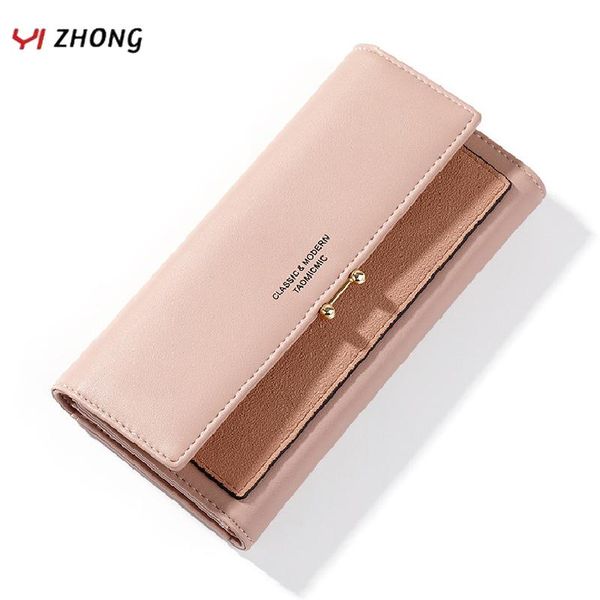 wallets yizhong fashion leather long womens and purses hasp phone coin pocket card holder purse ladies clutch wallet carteras, Red;black
wallets yizhong fashion leather long womens and purses hasp phone coin pocket card holder purse ladies clutch wallet carteras, Red;black