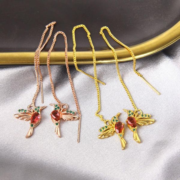 dangle & chandelier 1pairs unique long drop earrings bird pendant tassel crystal ladies jewelry design for anniversary party, Silver
dangle & chandelier 1pairs unique long drop earrings bird pendant tassel crystal ladies jewelry design for anniversary party, Silver