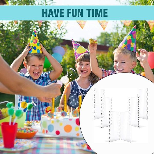 baking & pastry tools 6pcs transparent clear acrylic cake scraper set decorating contour comb saw tooth trim smoother tool cutter kitchen
baking & pastry tools 6pcs transparent clear acrylic cake scraper set decorating contour comb saw tooth trim smoother tool cutter kitchen
