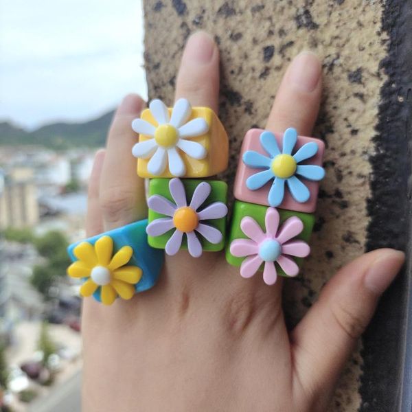 cluster rings dvacaman 2021 korean colorful transparent acrylic resin sunflower geometric square for women girls party jewelry gifts, Golden;silver
cluster rings dvacaman 2021 korean colorful transparent acrylic resin sunflower geometric square for women girls party jewelry gifts, Golden;silver