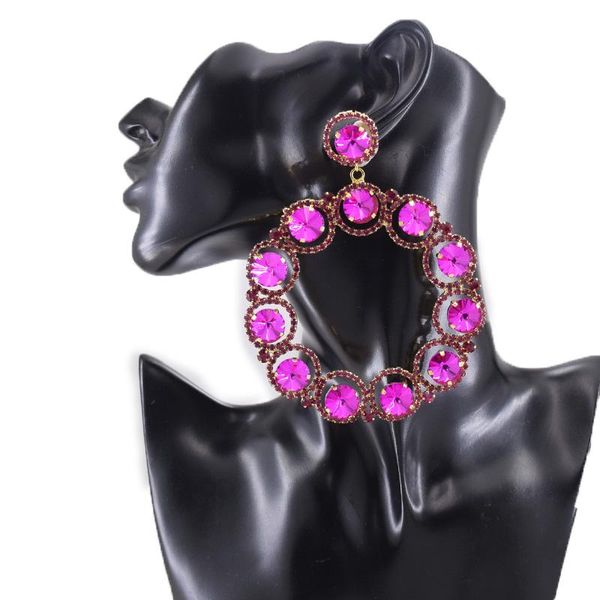 11cm drop big hoop earrings women jewelry with glass rhinestones dangle earring crystal shiny accessory for wedding party favor
11cm drop big hoop earrings women jewelry with glass rhinestones dangle earring crystal shiny accessory for wedding party favor