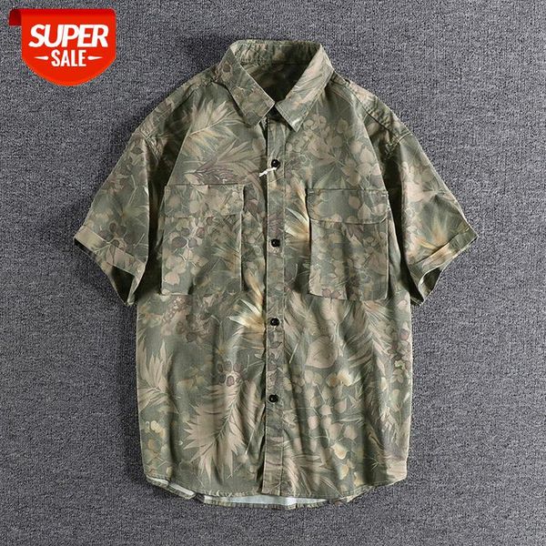 chaohong clothing original retro beach casual floral shirt men's tooling short-sleeved tide brand #q24d, White;black
chaohong clothing original retro beach casual floral shirt men's tooling short-sleeved tide brand #q24d, White;black