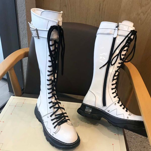 women knee boots designer black and white platform boot real leather shoes fashion shoe winter fall with box
women knee boots designer black and white platform boot real leather shoes fashion shoe winter fall with box