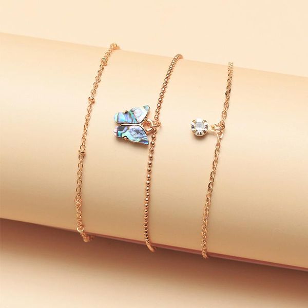 anklets european and american simple chain footwear fashion street beat abalone shell butterfly anklet, Red;blue
anklets european and american simple chain footwear fashion street beat abalone shell butterfly anklet, Red;blue