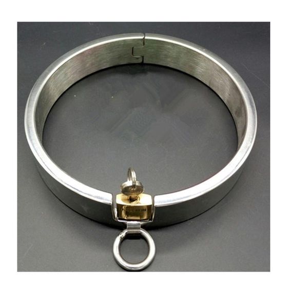 bangle stainless steel collar metal men women bracelets lockable chokers lock necklace collars body jewelry, Black
bangle stainless steel collar metal men women bracelets lockable chokers lock necklace collars body jewelry, Black