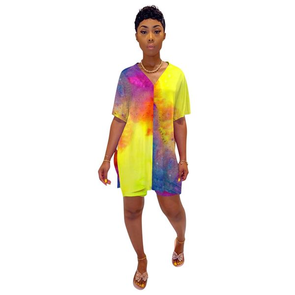 oversize two piece set women clothing sets summer tie dye t shirt and biker shorts set lounge wear 2 piece outfits for women, Black;white
oversize two piece set women clothing sets summer tie dye t shirt and biker shorts set lounge wear 2 piece outfits for women, Black;white