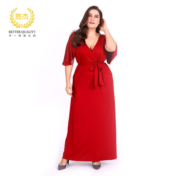 spring and summer women's large shawl sleeve dress red v-neck swing skirt, Black;gray
spring and summer women's large shawl sleeve dress red v-neck swing skirt, Black;gray