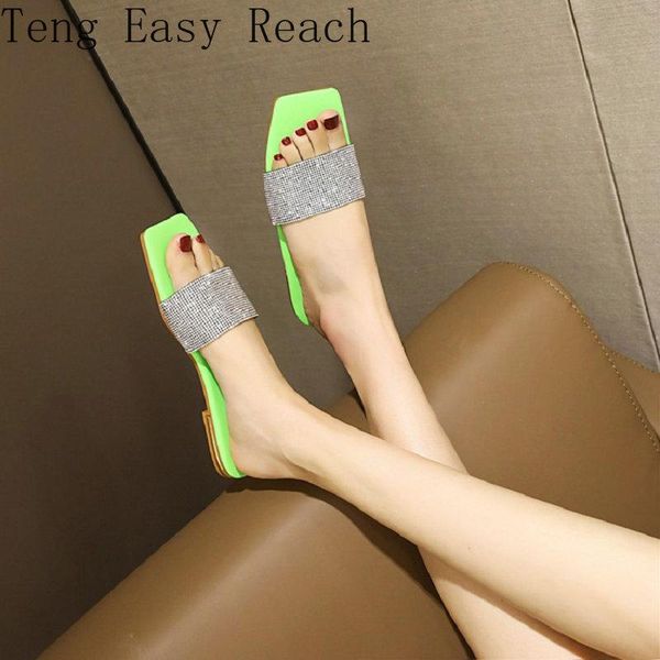summer chic glitter bling rhinestone crystal flat slippers for women open toe fashion female slides mules, Black
summer chic glitter bling rhinestone crystal flat slippers for women open toe fashion female slides mules, Black