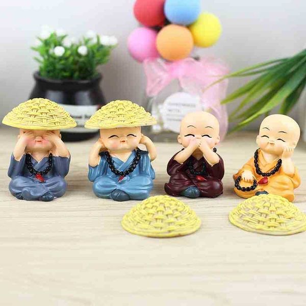 hat wearing buddha beads zen four little monks resin crafts interior high-grade men's and women's car decorations
hat wearing buddha beads zen four little monks resin crafts interior high-grade men's and women's car decorations