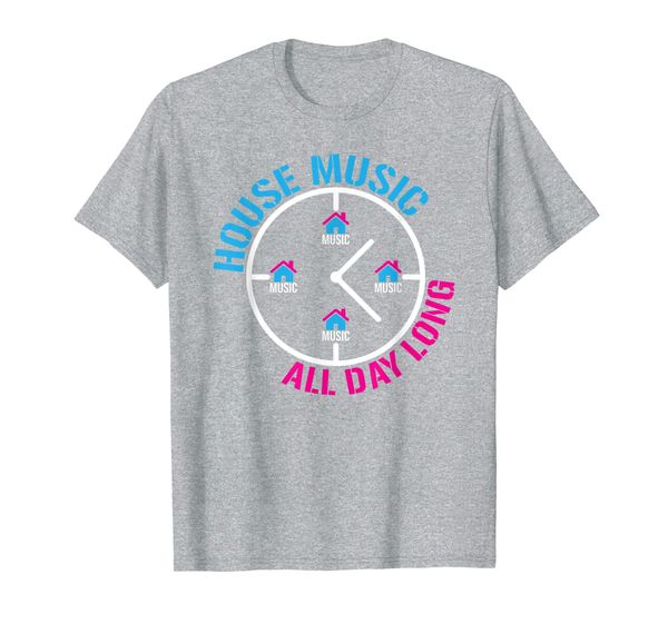 house music all day long edm rave t-shirt, White;black
house music all day long edm rave t-shirt, White;black