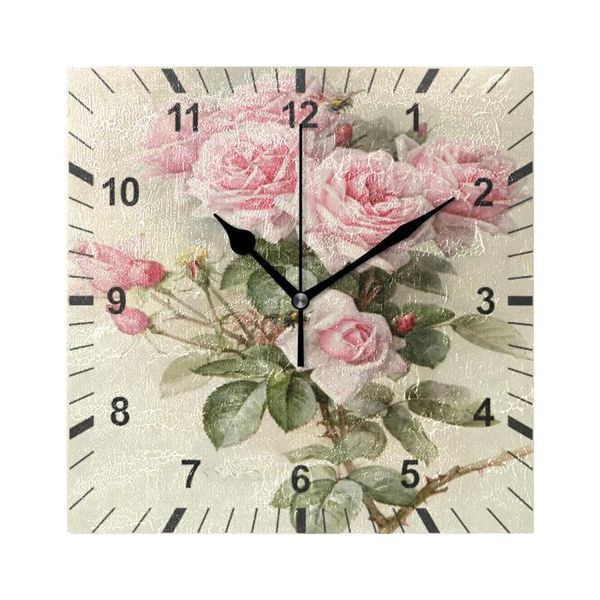 wall clocks vintage shabby floral print square clock silent quiet battery operated watch chic pink rose living room hanging
wall clocks vintage shabby floral print square clock silent quiet battery operated watch chic pink rose living room hanging