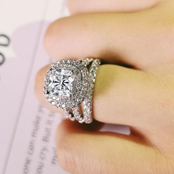 wedding rings trendy luxury big 925 sterling silver engagement ring for women and ladys christmas gifts with cushion zirconia r4898s, Slivery;golden
wedding rings trendy luxury big 925 sterling silver engagement ring for women and ladys christmas gifts with cushion zirconia r4898s, Slivery;golden
