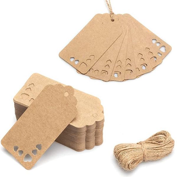 novelty items 100 pcs gift tags brown kraft paper love hollow with twine for birthday halloween christmas diy decoration
novelty items 100 pcs gift tags brown kraft paper love hollow with twine for birthday halloween christmas diy decoration