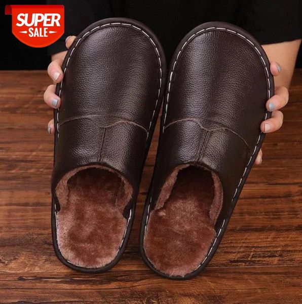 weh winter slippers for men leather genuine home warm plush slippers bedroom men women house indoor room shoes slides men #l18y, Black
weh winter slippers for men leather genuine home warm plush slippers bedroom men women house indoor room shoes slides men #l18y, Black