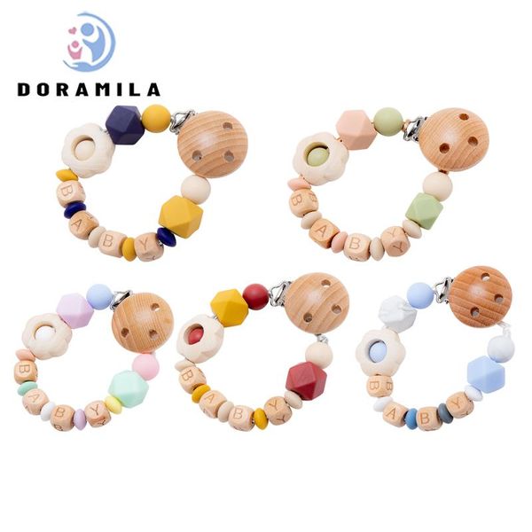 pacifiers# 1pc wooden custom teether crochet flower wood beads pacfier clips baby pacifier holder dummpy chain toys for kids
pacifiers# 1pc wooden custom teether crochet flower wood beads pacfier clips baby pacifier holder dummpy chain toys for kids