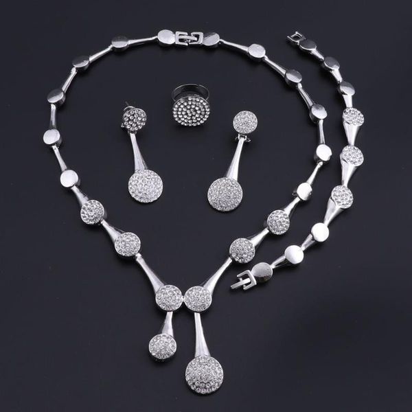 earrings & necklace oeoeos bridal jewelry set women silver color fashion choker party african beads sets
earrings & necklace oeoeos bridal jewelry set women silver color fashion choker party african beads sets