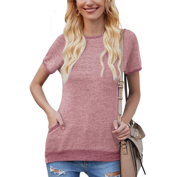 women's t-shirt summer women short sleeve o-neck solid color 2021 ladies casual homewear street outfits pullover s-xxl, White
women's t-shirt summer women short sleeve o-neck solid color 2021 ladies casual homewear street outfits pullover s-xxl, White