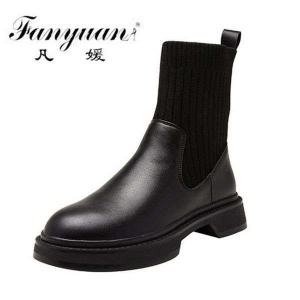boots fanyuan office ladies casual women ankle 2021 autumn winter concise genuine leather knitting thick heels basic shoes woman, Black
boots fanyuan office ladies casual women ankle 2021 autumn winter concise genuine leather knitting thick heels basic shoes woman, Black