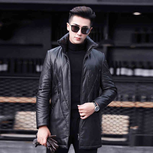 leather genuine autumn winter men real sheepskin coat men's duck down jacket chaqueta cuero hombre 2020 pk602 kj5254, Black
leather genuine autumn winter men real sheepskin coat men's duck down jacket chaqueta cuero hombre 2020 pk602 kj5254, Black