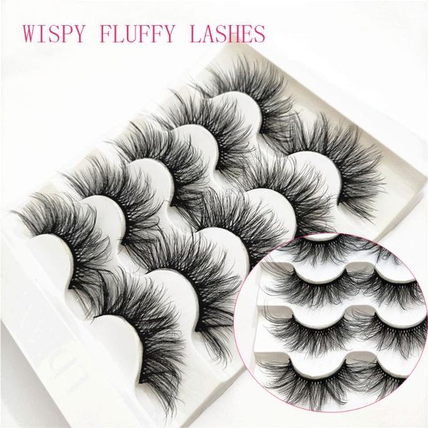 false eyelashes 5 pairs 3d faux mink 15~20mm natural long wispy fluffy lashes extension mixed styles
false eyelashes 5 pairs 3d faux mink 15~20mm natural long wispy fluffy lashes extension mixed styles