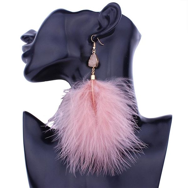 pair elegant fluffy feather earrings statement pearl chain long dangle drop jewelry for women boho & chandelier, Silver
pair elegant fluffy feather earrings statement pearl chain long dangle drop jewelry for women boho & chandelier, Silver