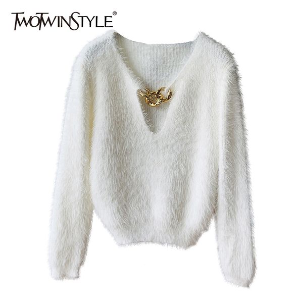 patchwork sequin sweater for women v neck long sleeve mohair slim short female fashion clothing 210524, White;black
patchwork sequin sweater for women v neck long sleeve mohair slim short female fashion clothing 210524, White;black