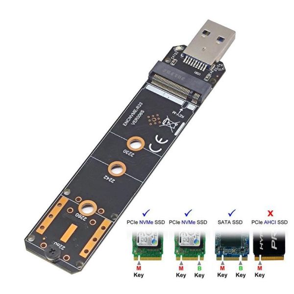 computer cables & connectors dual protocol ssd card m.2 to usb 3.1 nvme pcie ngff sata m2 adapter for 2230 2242 2260 2280 / rtl9210
computer cables & connectors dual protocol ssd card m.2 to usb 3.1 nvme pcie ngff sata m2 adapter for 2230 2242 2260 2280 / rtl9210