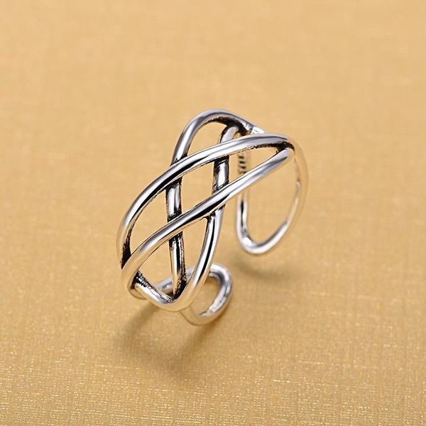 cluster rings 925 sterling silver open for women original handmade multi-layer winding twist hollow jewelry, Golden;silver
cluster rings 925 sterling silver open for women original handmade multi-layer winding twist hollow jewelry, Golden;silver