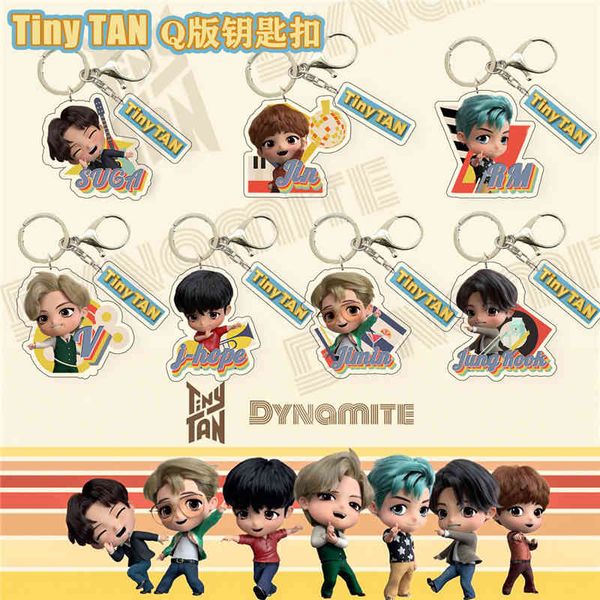 cartoon keychain new tinytan acrylic bangtan boys groups model toys kpop pvc action figures, Silver
cartoon keychain new tinytan acrylic bangtan boys groups model toys kpop pvc action figures, Silver