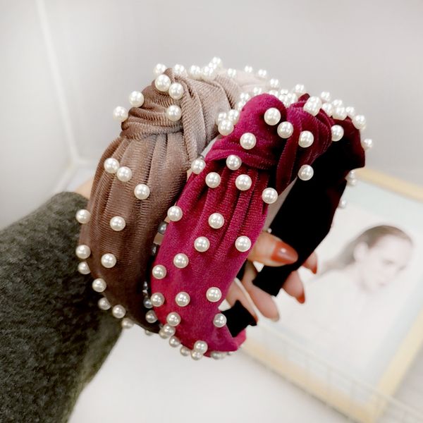 headbands with pearls for women wide headband knot pearl velvet vintage twisted headwear cross hair hoops fashion accessories wedding christ, Silver
headbands with pearls for women wide headband knot pearl velvet vintage twisted headwear cross hair hoops fashion accessories wedding christ, Silver