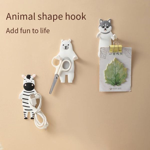 hooks & rails creative cartoon animal shape hook can be bent soft glue seamless paste kitchen multifunctional storage rack multi-purpose
hooks & rails creative cartoon animal shape hook can be bent soft glue seamless paste kitchen multifunctional storage rack multi-purpose